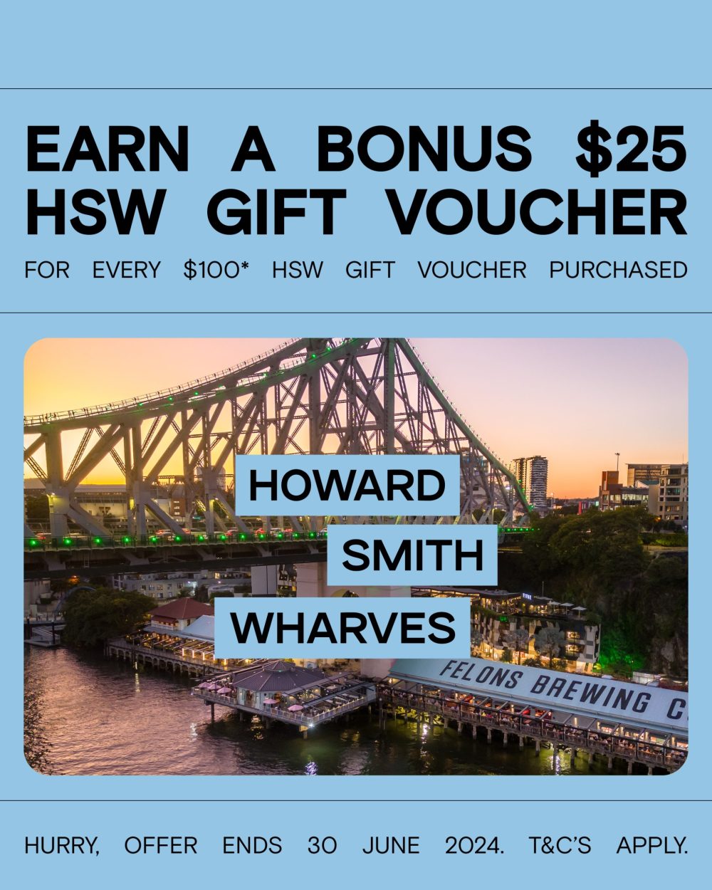 Buy Restaurant Gift Vouchers Brisbane Howard Smith Wharves
